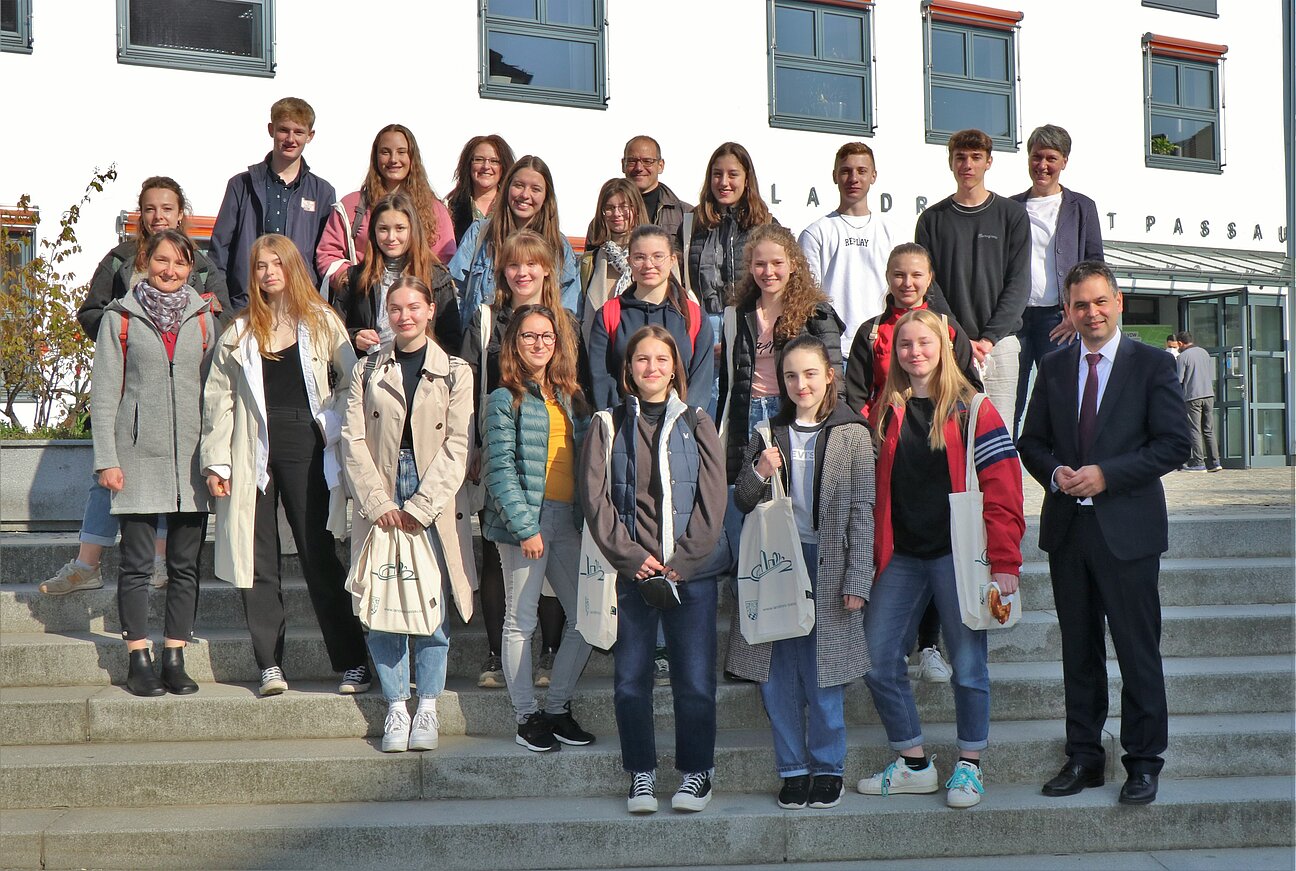 Exkursion im EUREGIO-Gastschuljahr